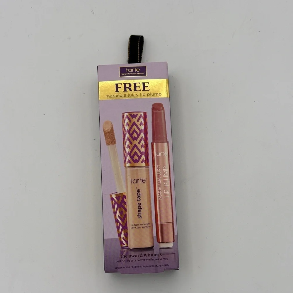 tarte Fair-Light Neutral Concealer & Blushed Pink Lip Plump Duo